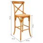 Tabouret Alexandra House Living Rotin Bouleau 53 x 116 x 45 cm de Alexandra House Living, Chaises et canapés - Réf : D1631251...