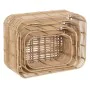 Juego de Cestos Natural Resina 46 x 35 x 23 cm (4 Unidades) de BigBuy Home, Cestos de almacenaje - Ref: S8805408, Precio: 66,...