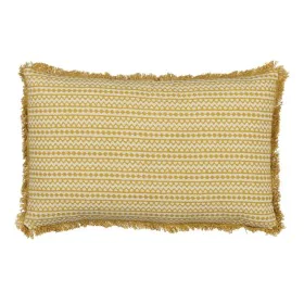 Coussin Coton Beige Moutarde 50 x 30 cm de BigBuy Home, Coussins - Réf : S8805421, Prix : 19,24 €, Remise : %