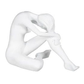 Figura Decorativa Blanco 28,5 x 17,5 x 18 cm de BigBuy Home, Adornos - Ref: S8805424, Precio: 35,03 €, Descuento: %