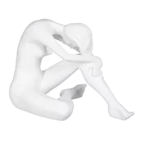 Figura Decorativa Blanco 28,5 x 17,5 x 18 cm de BigBuy Home, Adornos - Ref: S8805424, Precio: 33,63 €, Descuento: %