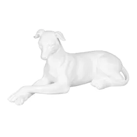 Statua Decorativa Bianco Cane 18 x 12,5 x 37 cm di BigBuy Home, Soprammobili - Rif: S8805425, Prezzo: 33,81 €, Sconto: %