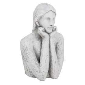 Buste Argile Femme 35,5 x 27 x 55 cm de BigBuy Home, Sculptures - Réf : S8805428, Prix : 63,82 €, Remise : %