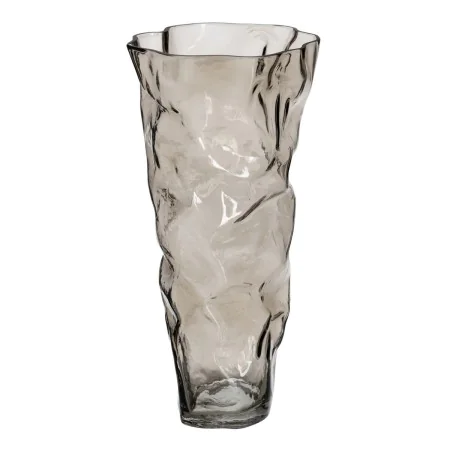 Vase Grau Kristall 19 x 17 x 38,5 cm von BigBuy Home, Vasen - Ref: S8805434, Preis: 33,89 €, Rabatt: %