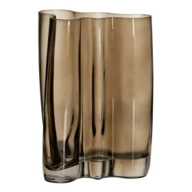 Vase Braun Kristall 17,5 x 13,5 x 25 cm von BigBuy Home, Vasen - Ref: S8805435, Preis: 23,15 €, Rabatt: %