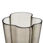 Vase Gris Verre 15,5 x 15 x 25 cm de BigBuy Home, Vases - Réf : S8805437, Prix : 20,04 €, Remise : %