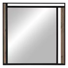 Wall mirror NUDE Black Beige 70 x 2 x 70 cm by BigBuy Home, Wall-Mounted Mirrors - Ref: S8805452, Price: 149,40 €, Discount: %