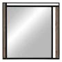 Miroir mural NUDE Noir Beige 70 x 2 x 70 cm de BigBuy Home, Miroirs muraux - Réf : S8805452, Prix : 149,40 €, Remise : %