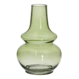 Vase grün Kristall 13 x 13 x 19 cm von BigBuy Home, Vasen - Ref: S8805459, Preis: 15,85 €, Rabatt: %