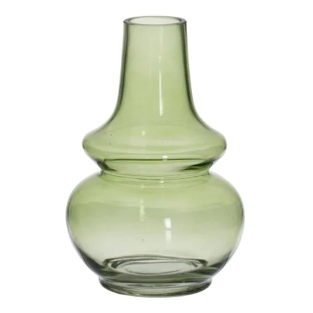 Vase grün Kristall 13 x 13 x 19 cm von BigBuy Home, Vasen - Ref: S8805459, Preis: 16,52 €, Rabatt: %