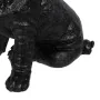 Figurine Décorative Noir Doré Chien 15,5 x 18,4 x 25,5 cm de BigBuy Home, Objets de décoration - Réf : S8805463, Prix : 29,46...