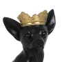 Figurine Décorative Noir Doré Chien 17 x 11,7 x 25,5 cm de BigBuy Home, Objets de décoration - Réf : S8805464, Prix : 28,25 €...