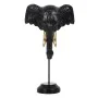 Figurine Décorative Noir Doré Eléphant 20,5 x 14,3 x 35,5 cm de BigBuy Home, Objets de décoration - Réf : S8805465, Prix : 33...