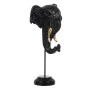 Figurine Décorative Noir Doré Eléphant 20,5 x 14,3 x 35,5 cm de BigBuy Home, Objets de décoration - Réf : S8805465, Prix : 33...