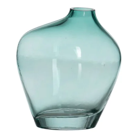 Vase grün Kristall 14,5 x 9,5 x 17 cm von BigBuy Home, Vasen - Ref: S8805483, Preis: 16,32 €, Rabatt: %