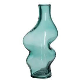 Vase Vert Verre 12,5 x 10 x 25 cm de BigBuy Home, Vases - Réf : S8805485, Prix : 19,13 €, Remise : %