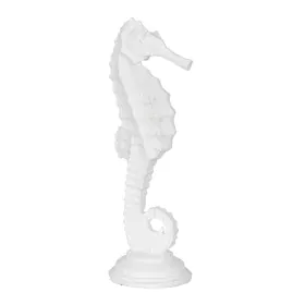 Figura Decorativa Blanco Caballito de Mar 11 x 9 x 31 cm de BigBuy Home, Adornos - Ref: S8805487, Precio: 19,03 €, Descuento: %