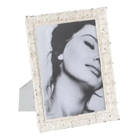 Marco de Fotos Blanco Poliresina 19 x 2 x 24 cm de BigBuy Home, Marcos de pared y mesa - Ref: S8805493, Precio: 15,38 €, Desc...