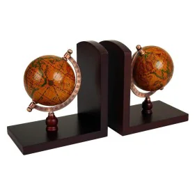 porte-livre Alexandra House Living Marron Métal ABS Bois MDF Globe terrestre 9 x 16 x 15 cm de Alexandra House Living, Presse...