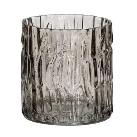 Vase Grey Crystal 12 x 12 x 12 cm by BigBuy Home, Vases - Ref: S8805506, Price: 10,96 €, Discount: %