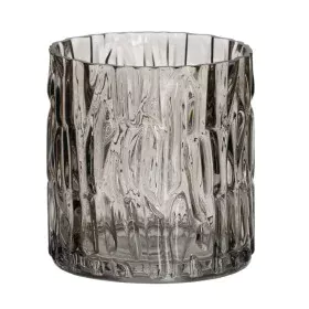 Vase Gris Verre 12 x 12 x 12 cm de BigBuy Home, Vases - Réf : S8805506, Prix : 10,96 €, Remise : %