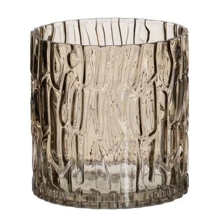 Vase Brown Crystal 14 x 14 x 14 cm by BigBuy Home, Vases - Ref: S8805507, Price: 11,98 €, Discount: %