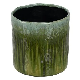 Planter Green Ceramic 31 x 31 x 31 cm by BigBuy Garden, Cachepots - Ref: S8805509, Price: 38,87 €, Discount: %