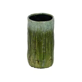 Vase Vert Céramique 17,5 x 17,5 x 33 cm de BigBuy Home, Vases - Réf : S8805510, Prix : 31,07 €, Remise : %