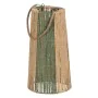 Lanterna Portacandele Lanterna Verde Beige Metallo Carta Cristallo 25 x 25 x 50 cm di BigBuy Home, Candelieri e portacandele ...