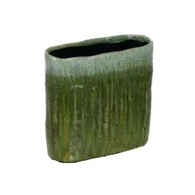 Vase Green Ceramic 32,5 x 15 x 31,5 cm by BigBuy Home, Vases - Ref: S8805531, Price: 37,67 €, Discount: %