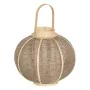 Laterne Kerzenschale Laterne Beige natürlich Jute 33,5 x 33,5 x 30,5 cm von BigBuy Home, Kerzenständer und Kerzenhalter - Ref...