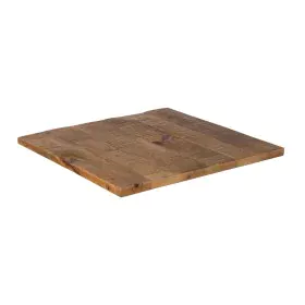 Table top Squared Beige Mango wood 70 x 70 x 3 cm by BigBuy Home, Tables - Ref: S8805552, Price: 84,87 €, Discount: %