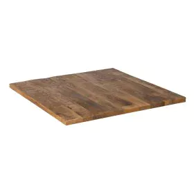 Table top Squared Beige Mango wood 80 x 80 x 3 cm by BigBuy Home, Tables - Ref: S8805553, Price: 108,15 €, Discount: %