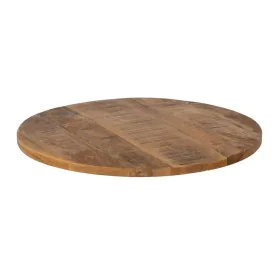 Table top Circular Beige Mango wood 70 x 70 x 3 cm by BigBuy Home, Tables - Ref: S8805555, Price: 81,94 €, Discount: %