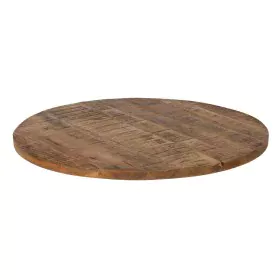 Plateau de table Beige Bois de manguier 80 x 80 x 3 cm Rond Irrégulier de BigBuy Home, Tables - Réf : S8805556, Prix : 110,01...