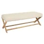 Bench Alexandra House Living Cream Rubber Wood 46 x 45 x 130 cm by Alexandra House Living, Chairs - Ref: D1631261, Price: 163...