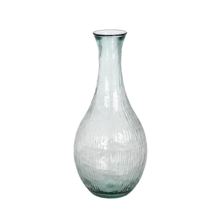 Vase WE CARE Beige recycled glass 34 x 34 x 75 cm by BigBuy Home, Vases - Ref: S8805593, Price: 79,97 €, Discount: %