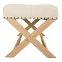 Bench Alexandra House Living Cream Rubber Wood 46 x 45 x 130 cm by Alexandra House Living, Chairs - Ref: D1631261, Price: 163...