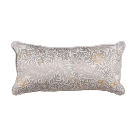 Cushion Beige Flowers 60 x 30 cm by BigBuy Home, Cushions - Ref: S8805606, Price: 24,76 €, Discount: %