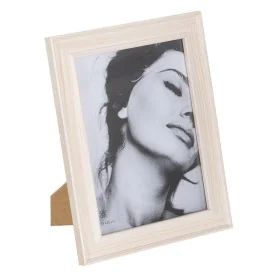 Cadre photo Blanc Marron Clair Bois Verre 20 x 2 x 25 cm de BigBuy Home, Cadres muraux et de table - Réf : S8805614, Prix : 1...