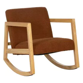 Rocking Chair Brown Beige Rubber wood Fabric 60 x 83 x 72 cm by BigBuy Home, Chairs - Ref: S8805665, Price: 202,92 €, Discoun...