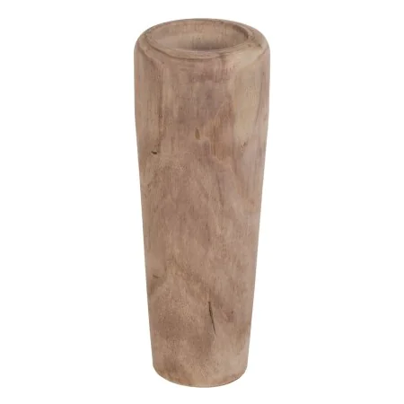 Vase Natural Paolownia wood 26 x 26 x 68 cm by BigBuy Home, Vases - Ref: S8805677, Price: 75,04 €, Discount: %