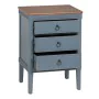 Nightstand Blue Natural Fir wood MDF Wood 50 x 38 x 72 cm by BigBuy Home, Bedside Tables - Ref: S8805685, Price: 171,71 €, Di...