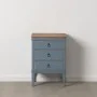 Nightstand Blue Natural Fir wood MDF Wood 50 x 38 x 72 cm by BigBuy Home, Bedside Tables - Ref: S8805685, Price: 171,71 €, Di...