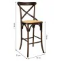 Tabouret Alexandra House Living Marron Rotin Bouleau 53 x 116 x 45 cm de Alexandra House Living, Chaises et canapés - Réf : D...