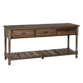 Console Brown Fir wood MDF Wood 184,5 x 50 x 86,8 cm by BigBuy Home, Tables - Ref: S8805689, Price: 493,89 €, Discount: %