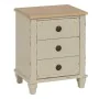 Nightstand Cream Natural Fir wood MDF Wood 48 x 36 x 61 cm by BigBuy Home, Bedside Tables - Ref: S8805692, Price: 156,02 €, D...