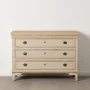 Chest of drawers Cream Natural Fir wood MDF Wood 119,5 x 44,5 x 84 cm by BigBuy Home, Chest of Drawers - Ref: S8805697, Price...