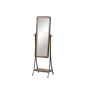 Dressing Mirror Black Natural 62 x 42 x 174 cm by BigBuy Home, Floor Mirrors - Ref: S8805699, Price: 164,75 €, Discount: %