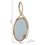 Miroir mural Alexandra House Living Or verre Fer Bois MDF 101 x 4 x 68 cm de Alexandra House Living, Miroirs muraux - Réf : D...